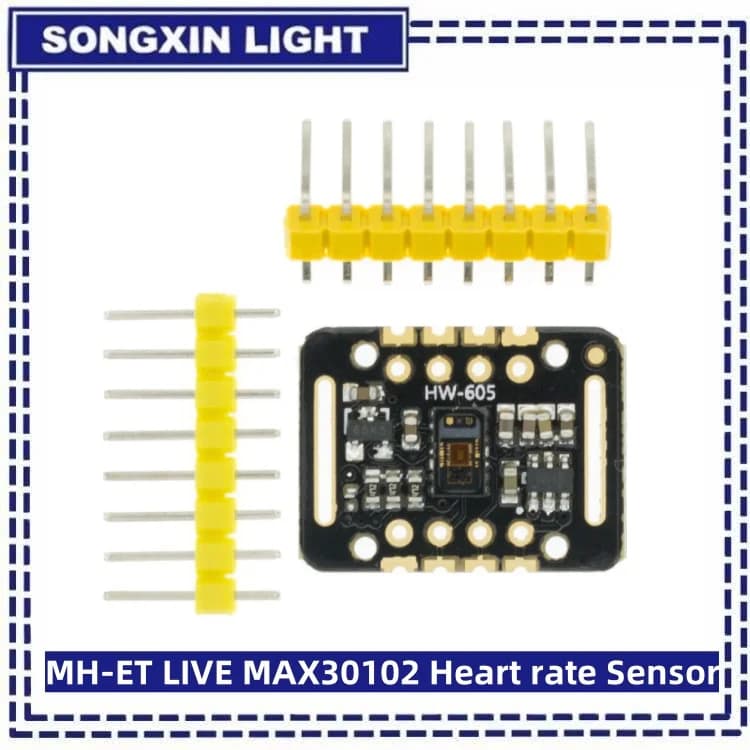 SAMIROB MH-ET LIVE MAX30102 Heart rate Sensor Module Puls detection Blood oxygen concentration test For Arduino Ultra-Low Power