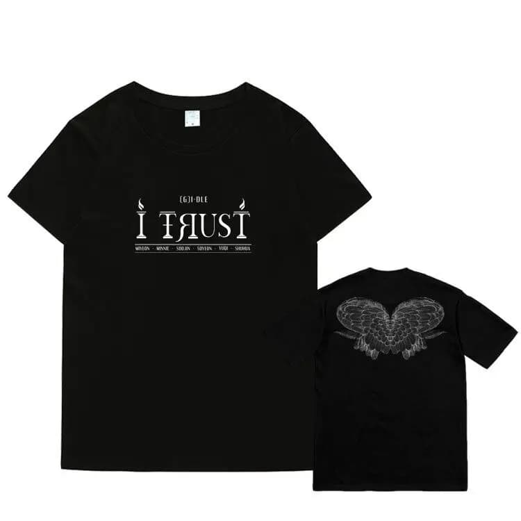 Kpop GIDLE T Shirt donna uomo Y2K Gothic Fashion T-Shirt Kpop Summer Ulzzang manica corta Tee top bambini popolare (G)I-DLE vestiti