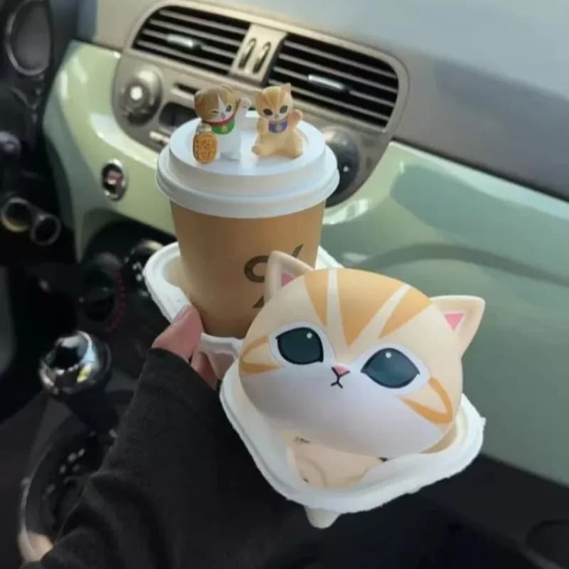 Mofusand Fortune Cat Blind Box Trendy Collectible Figurine Desktop Ornament Home Decoration Gift For Adult Collectors Toys