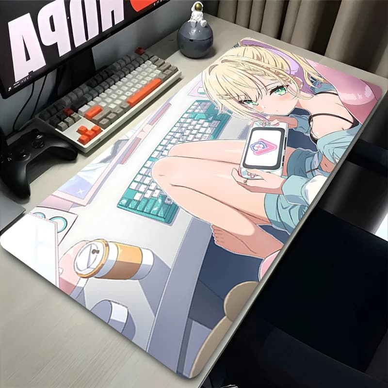 Tappetino per mouse Gamer Accessori per computer Tastiera Tappetino da tavolo Kurumi Noah Tappetino per mouse Company Office Gaming Accessorio per laptop Tappetino da scrivania