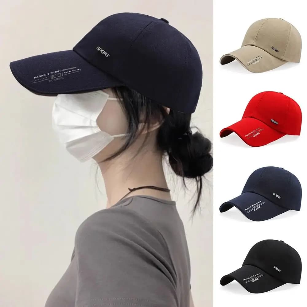 Casual Breathable Baseball Cap Adjustable Hip Hop Sun Hat Outdoor Spring Summer Visor Running
