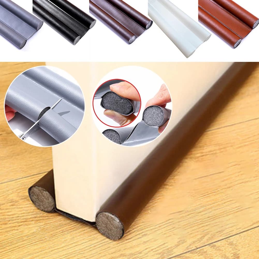 1pc 96 centimetri Striscia di Tenuta Della Porta Paraspifferi Fermacorda e ganci Porta Inferiore Vento Sweep Blocker Impermeabile Porta Bozza Tappi Strisce di Tenuta