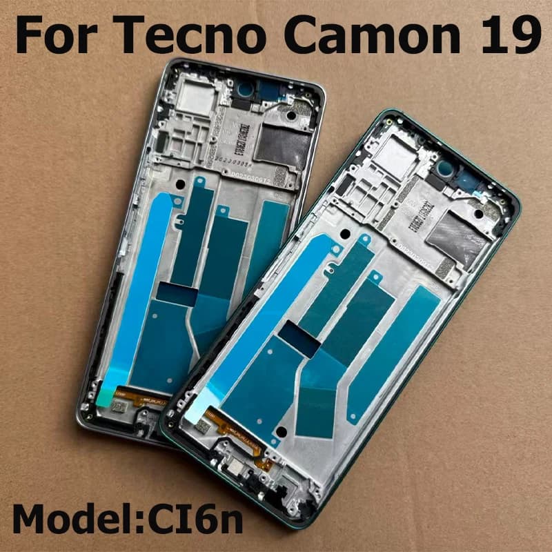 Per Tecno Camon 19 LCD frontale telaio anteriore telaio alloggiamento centrale lunetta parti di riparazione per smartphone