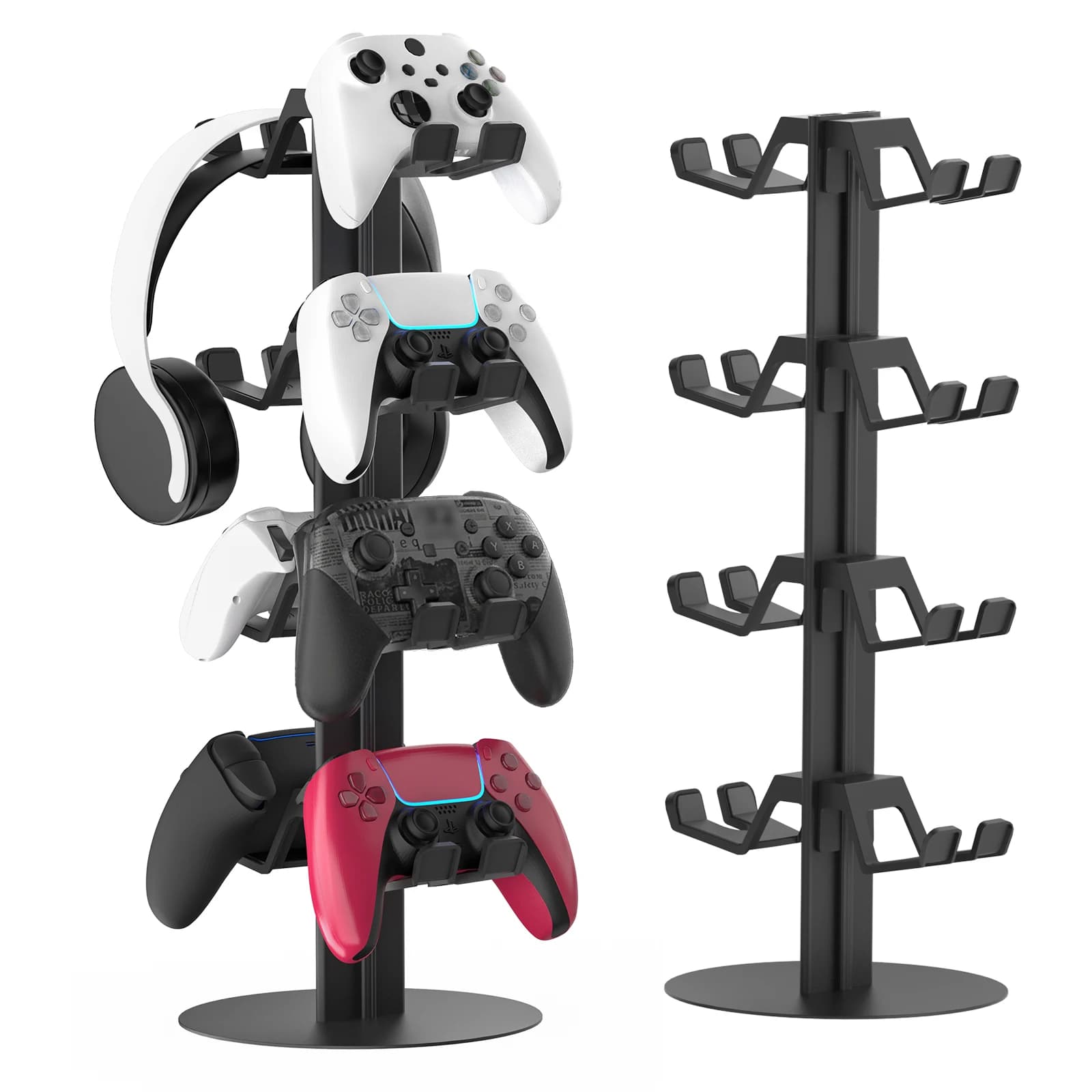 Supporto per cuffie Supporto per controller di gioco compatibile con PS5/Xbox/Nintendo Switch/PS4, supporto per cuffie Supporto per auricolari in metallo