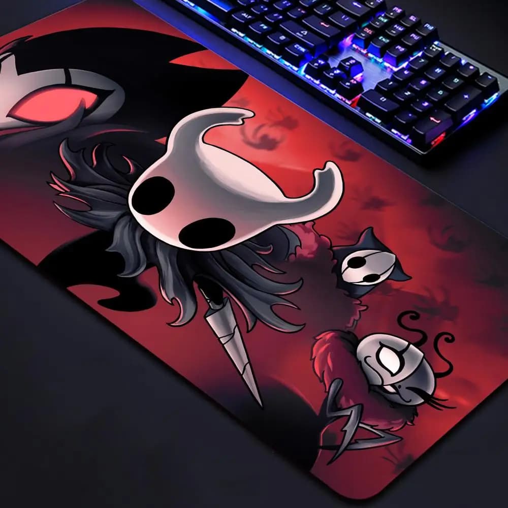 Hollow Knights Desktop Accessories Mouse Mats Mouse Mat Xxl Mouse Mat Gaming Gamer Mause Anime Office Mat Pc Large