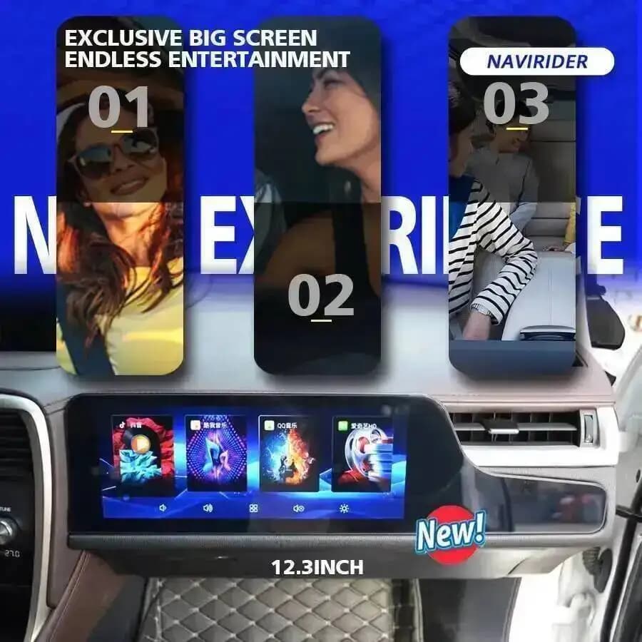 12.3 inch Copilot Intelligent Car Video Player Stereo Screen for Lexus RX300 RX350 RX450h 2016-2022Carplay GPS Auto