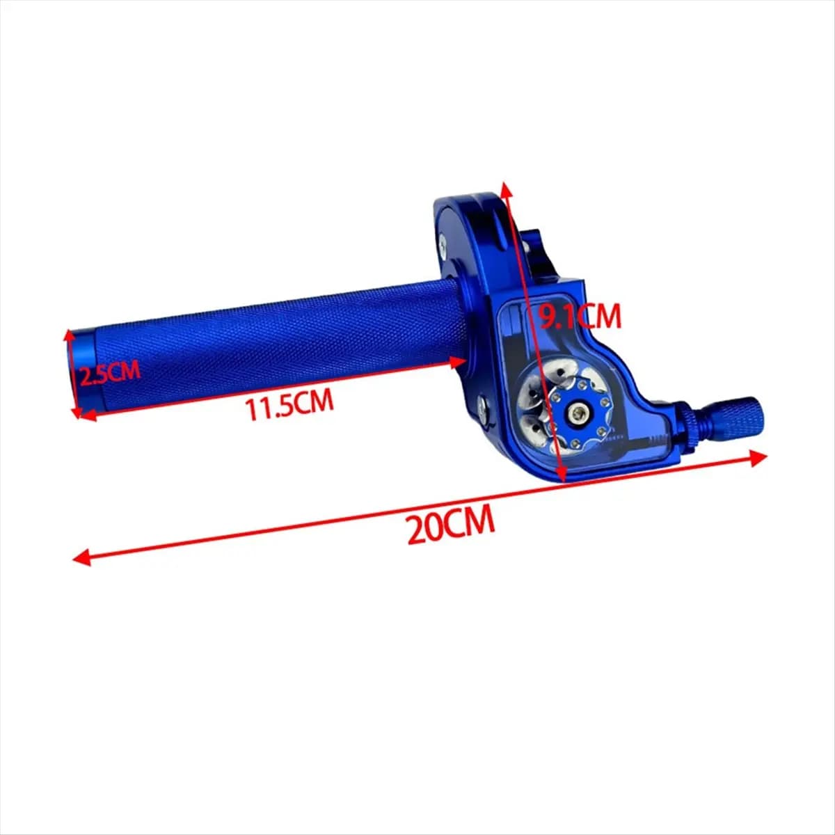 B09A Universal Motorcycle Hand Bar Grips Handlebar Throttle Handgrip Motorcycle Rotary Throttle Bar Throttle Control Bar