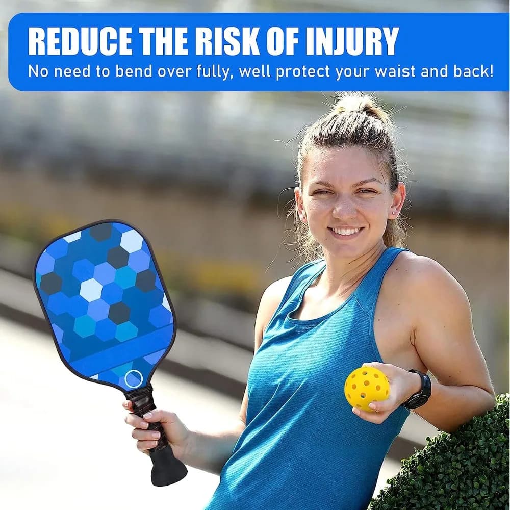Silicone Peak Racquet Picker Convenient Sports Accessories Pickleball Ball Retriever Tennis Training Aids Tennis Pick Up Clamp