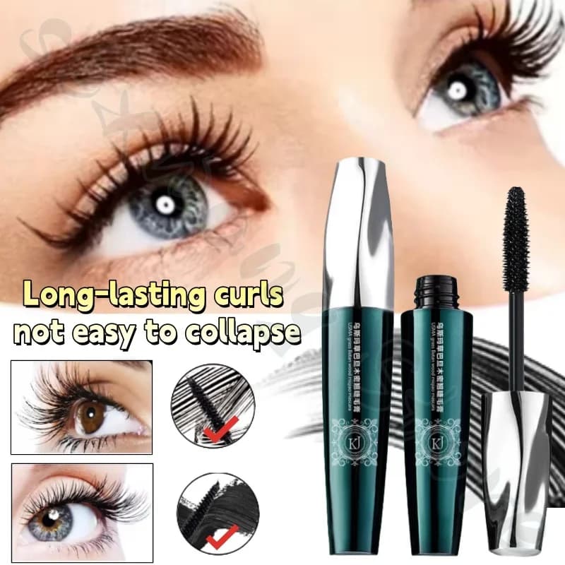 Usma Grass Badan Wood Mascara Riccioli a lunga durata, colore spesso e solido, standard, impermeabile, non facile da sbavare Mascara lungo sottile