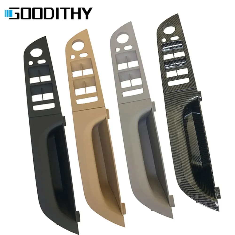 Sostituzione della copertura dell'interruttore dell'ascensore della finestra del pannello della maniglia principale della porta Beige nera interna RHD per BMW serie 3 E90 E91 316 318 320