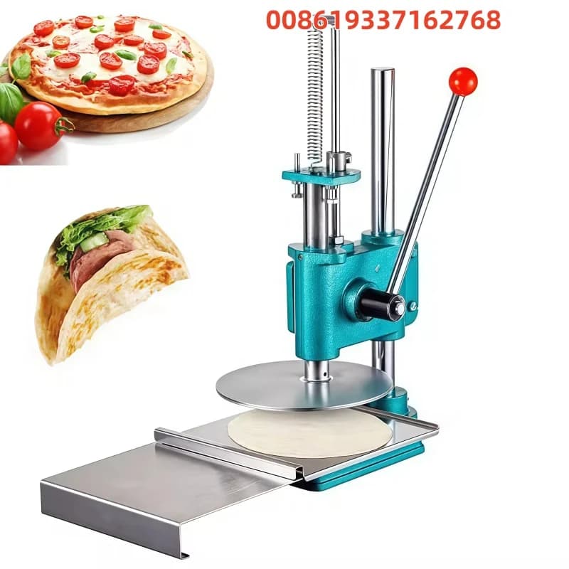 Automatic Household Manual Pancake Scallion Oil Dough Pizza and Meat Sandwich Press Machine-New Condition