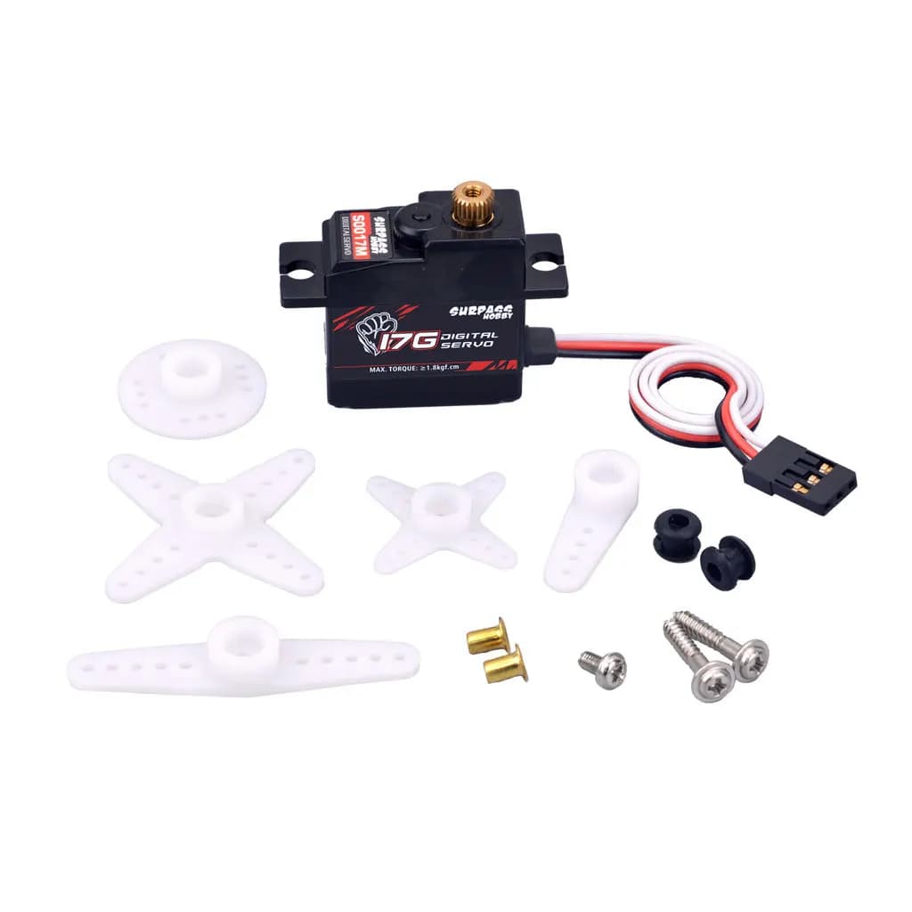 5PCS Surpass Hobby S0025M Metal Gear Servo digitale 4.3g 9g 17g 25g per 1/10 RC Barca Auto Aereo Drone ad ala fissa parti di robot