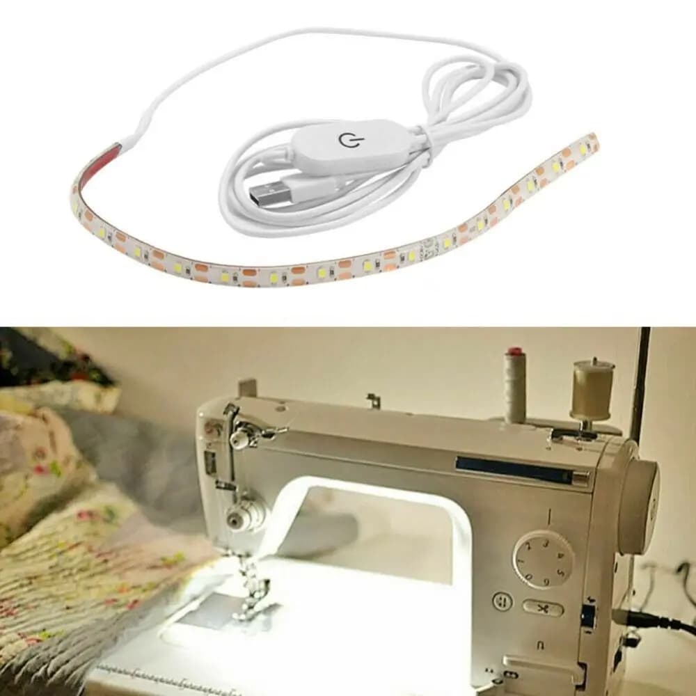 Industriale per armadio da cucina Kit di strisce luminose a LED impermeabili Macchina da cucire con interruttore tattile Alimentato tramite USB
