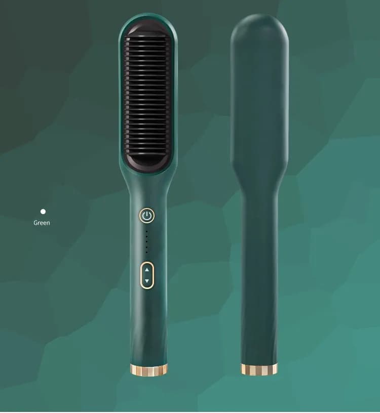 Spazzola lisciante per capelli piastra in ferro piatto Styler dritto ferro arricciacapelli professionale pettine arricciacapelli pettine riscaldante a caldo
