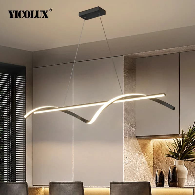 Lampade moderne per sala da pranzo Lampade a sospensione a LED Decorazione domestica per sala da pranzo Cucina Lamparas Lampada da tavolo decorativa minimalista