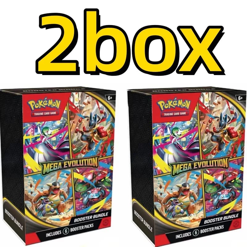 Pokemon Card v10 Booster bundle Rivaliestinati Evoluzioni prismatiche Scarlet Violet 151 Inglese ME01 Booster Card Giocattoli Regali