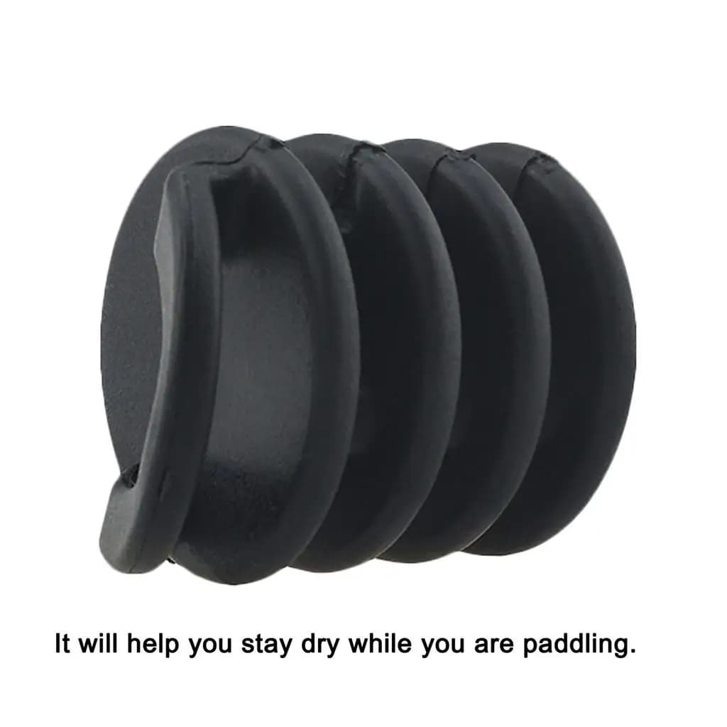 Kit tappo valvola per imbottitura marina Barca Canoa Kayak Fori di scarico Tappi neri 30 mm per bambini asciutti