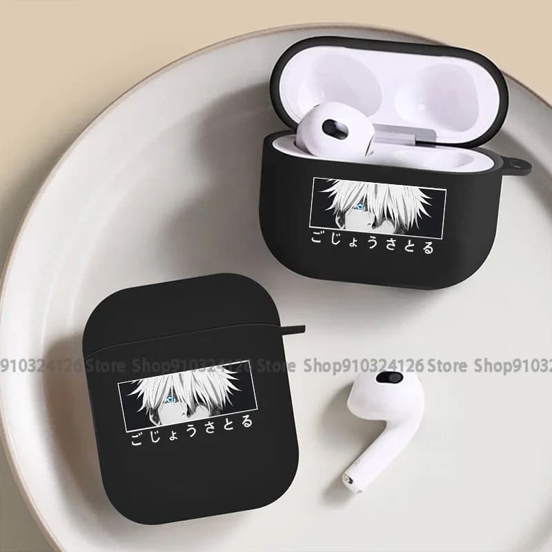 Popular Anime Jujutsu Kaisen Earphone Case for Apple Airpods 1 2 3 Pro 2 Fushiguro Megumi Gojo Satoru Ryomen Protective Cases
