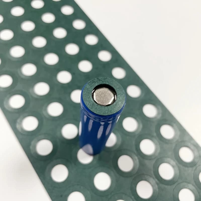 100PCS 18650 /21700 Li-ion Battery Insulation Gasket Barley Paper Battery Pack Cell Hollow Insulating Electrode Insulated Pads