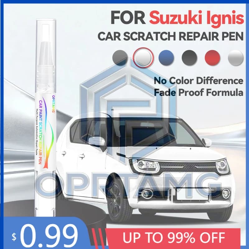 2026 Hot Purpose Vehicle Car Paint Repair Pen For 1996-2026 Suzuki Ignis Paint Scratch Repair Accessories White Black Sliver