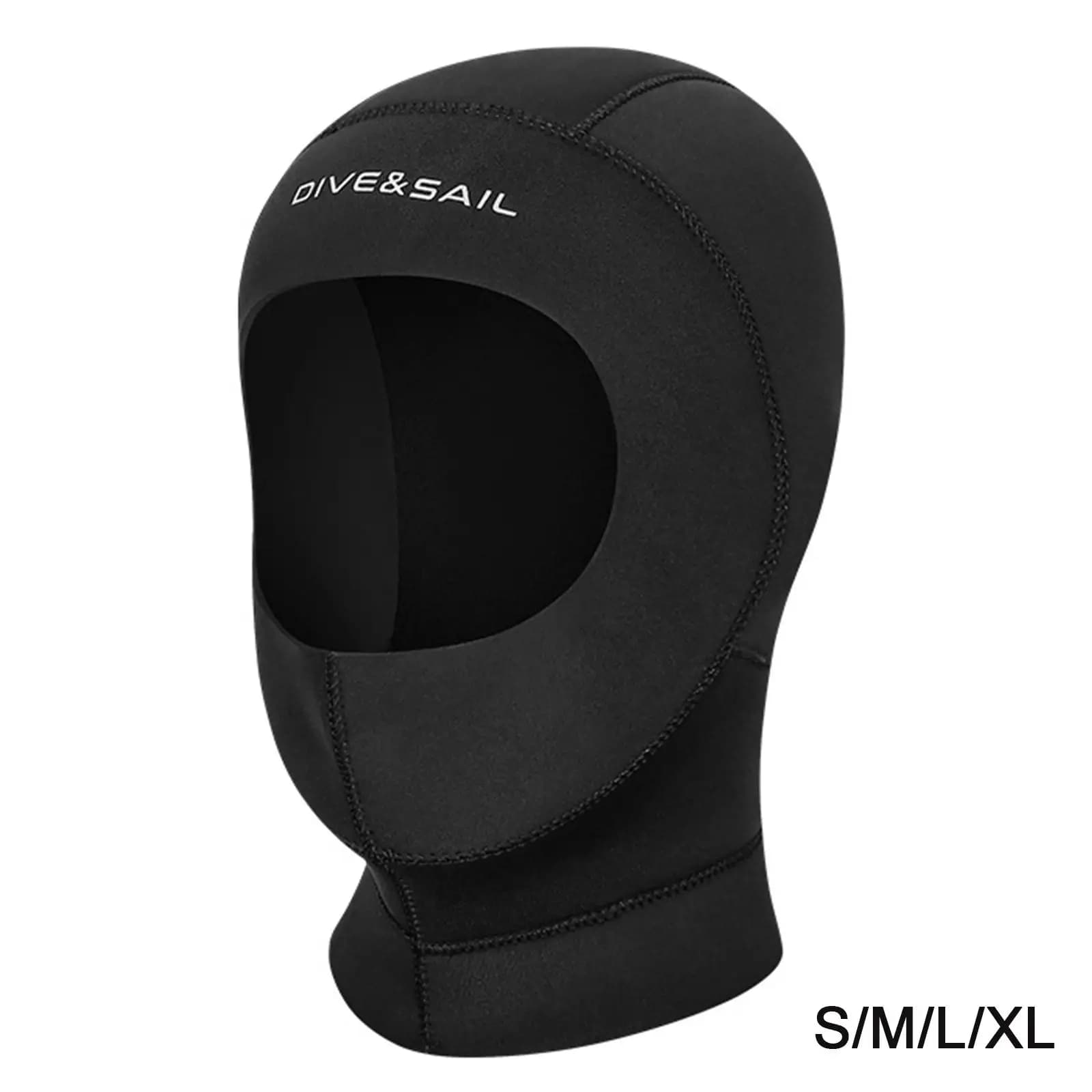 Neoprene diving hood, Swimming hood, Neck protection, for Sailing and Underwater fishing