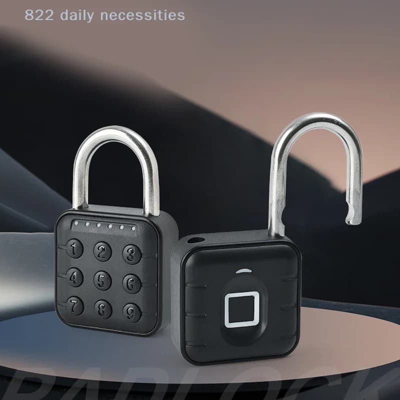 Serratura Intelligente Biometrica con Impronta Digitale, Sblocco Rapido Senza Chiave, Antifurto, Impermeabile IP67, Sicurezza per Casa e Viaggi