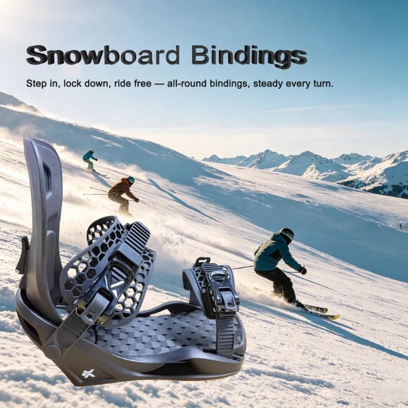 2026 Adult New Model Snowboard Snowboard Bindings Adult All Round Quick Entry Bindings Non Slip Outdoor Snow Sports Ski Bindings