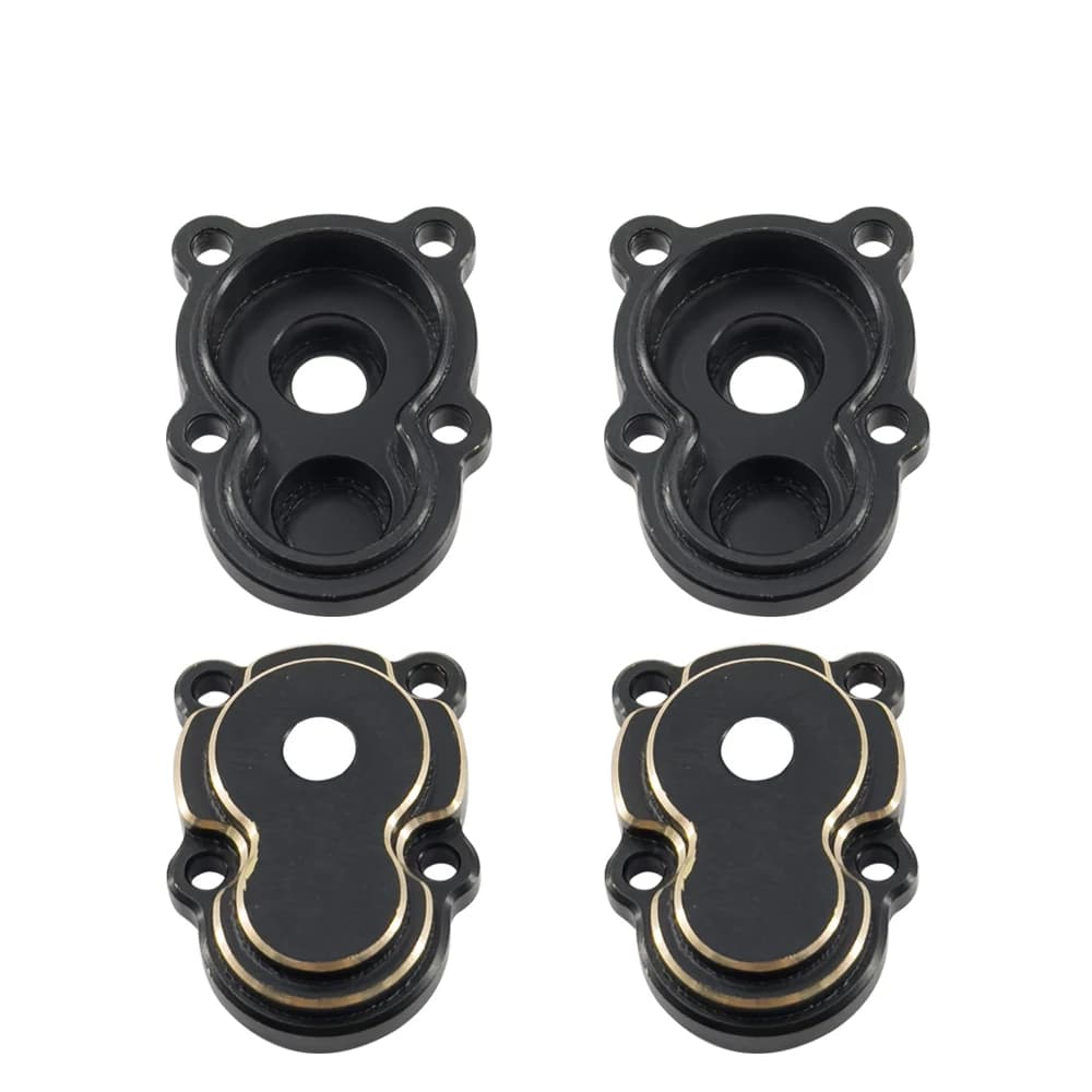 30g Brass Door Covers Gear Covers For FMS FCX24 FCX18 LC80 Rc Cars Upgrade Parts Crawler Accessories Scale 1/24