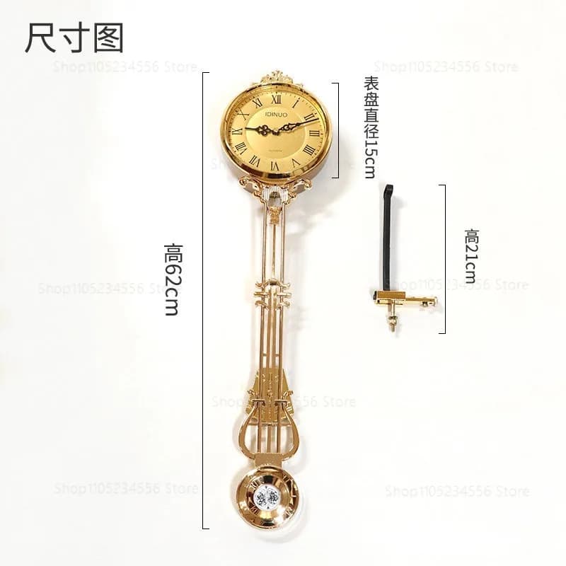 Accessori per Orologio a Pendolo da Terra, Supporto per Orologio a Pendolo da Soggiorno in Stile Europeo, Meccanismo per Orologio al Quarzo Verticale, Parti di Ricambio