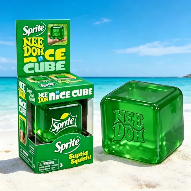 Giocattolo Antistress Nee Doh Cube di Tendenza, Morbido Giocattolo Sensoriale per Bambini e Adulti