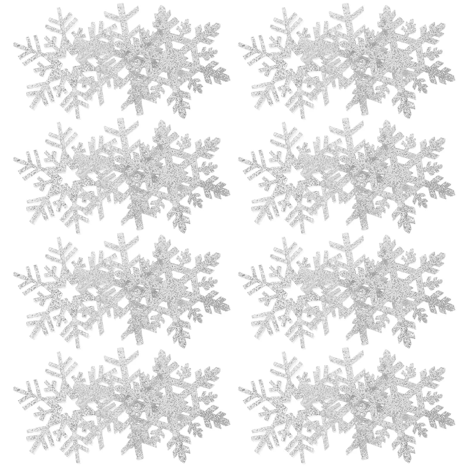 30Pcs Snowflake Embroidered Patches Iron Sew Fabric for Clothing Repair Hats Backpacks Bags Winter Christmas