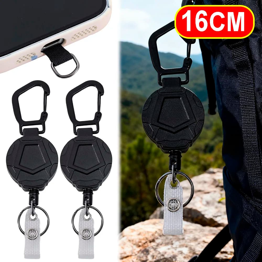 Retractable Smartphone Safety Anti-Theft Tether Belt Clip Phone Holder Phone Lanyard for Travel Outdoor Cellphone Lanyard Strap