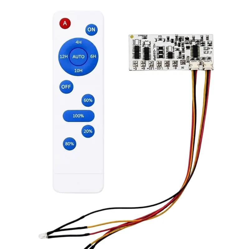 AAAN-Solar Street Light Lamp Controller 12A 3.2V 3.7V With Remote Control For Enhanced Outdoor Illumination