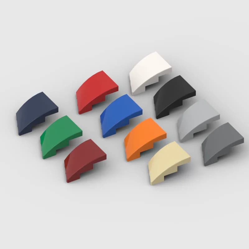 * Wedge 2x3 destra * G915B 20 pezzi fai da te illuminare blocco mattone codice 80178 compatibile con altre particelle di assemblaggio