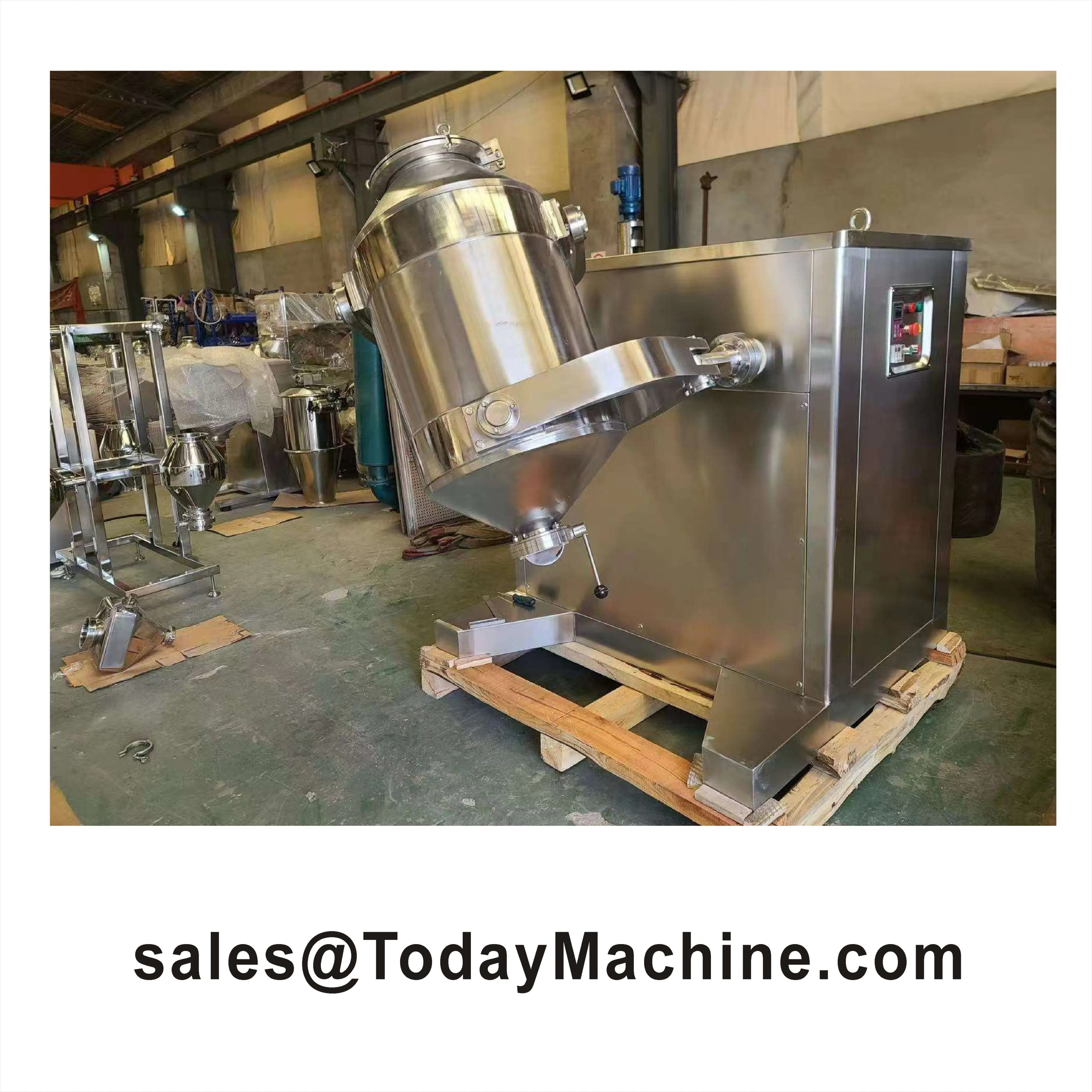 Hot Sale 3D Powder granule mixer Three-dimensional mixer for dry powder Three-dimensional mixer for battery material