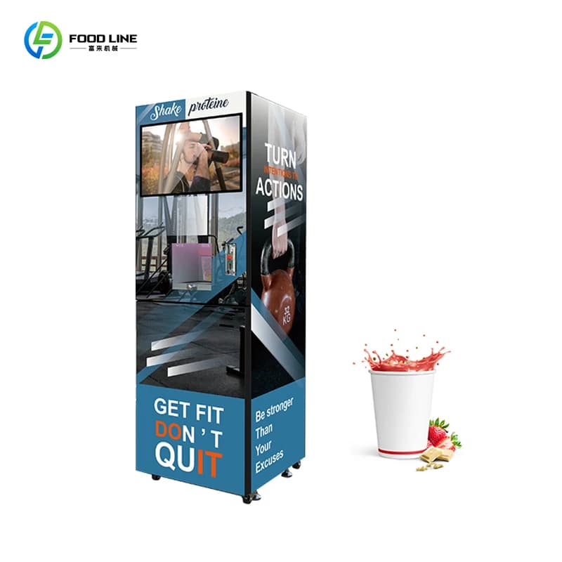 Automatic Powder Protein Distributor Customised with Touch Screen for Use in Modern Structures, Automatic Distributor for Commercial Activities
