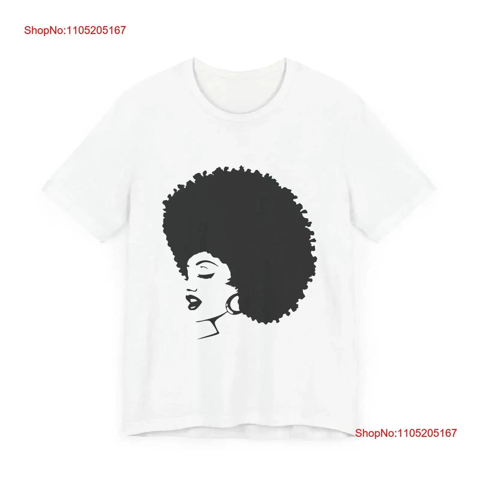 T-shirt in jersey afro delle anni '70 della serie POP Culture Classics vintage lavata Grafica di moda per abiti firmati alla moda