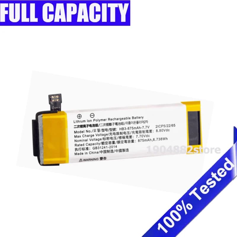 New Battery for DJI OSMO pocket 1 pocket 2 OT110 OT-210 QULE HB3 875mAh Action Camera Rechargeable Bateria