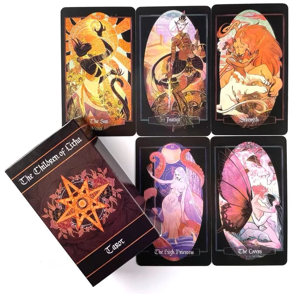 78 carte Symbolon Tarot, mazzo di carte per divinazione, gioco da tavolo per feste, previsione del futuro, carte oracolo, regali per ragazze e donne