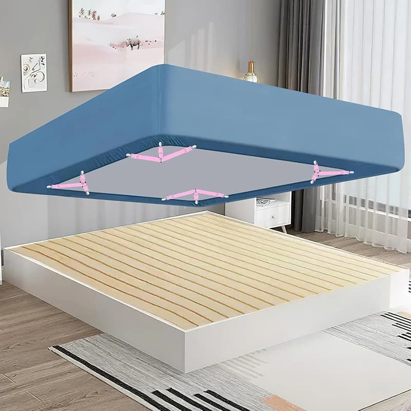 4 clip per porta lenzuolo nero rosa, tende per tovaglie, copri divano, elementi di fissaggio, durevoli, pratici, facili da usare, per l'organizzazione della casa