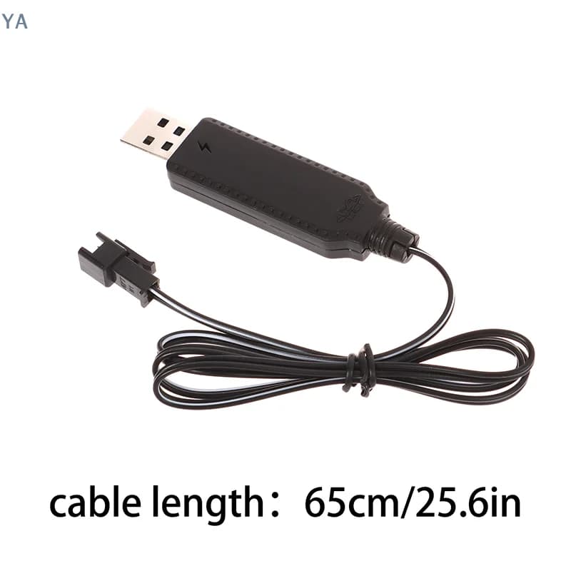 [L]USB Charger Cable For 3.7V Lithium Battery Charger SM-2P Forward RC Car Aircraft Parts RC Quadcopter Toy Aircraft Accessories