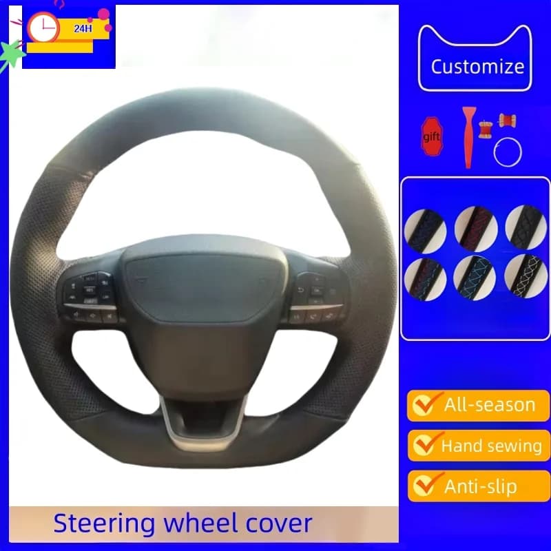 Custom Hand Sewn Microfiber Leather Car Cover for Ford Focus Mondeo S-MAX Kuga Mk2 Mk3