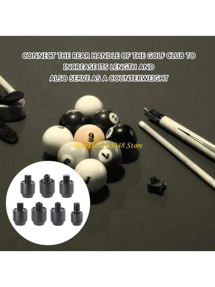R53E Solid Pool Cue Extension Billiard Pool Cue Extension for Mezz Cue Billiard Accessorio
