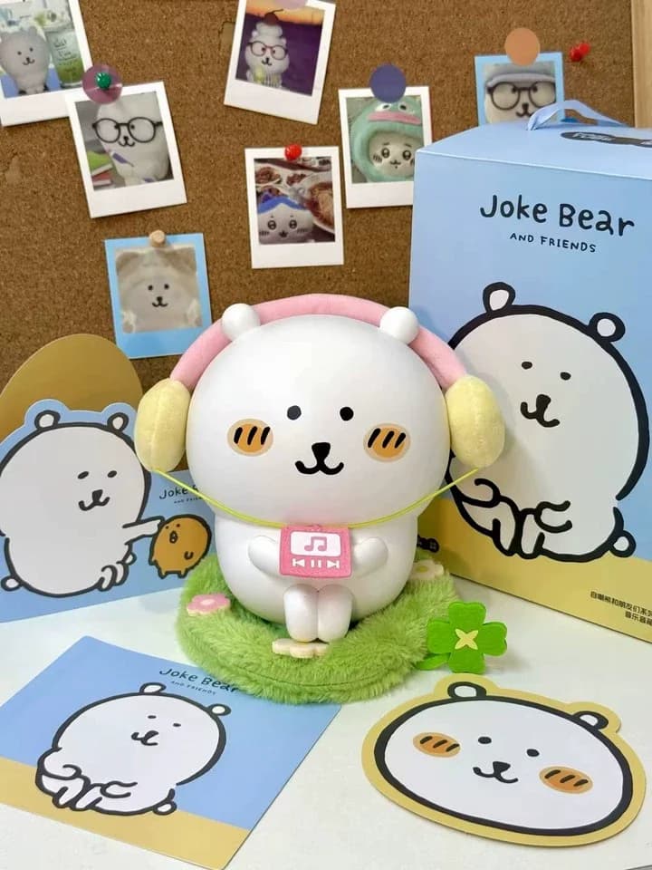 Hot-Sale Kawaii Joke Bear Wireless Bluetooth Speaker Anime Peripheral Doll 5.4 Hd Lossless Transmission Cute Birthday Gift
