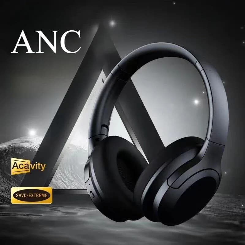 Wireless Headphone Stereo Bass Bluetooth 5.0 Earphone ANC Active Noise Cancelling Earphone With Mic Gaming Wireless Headset