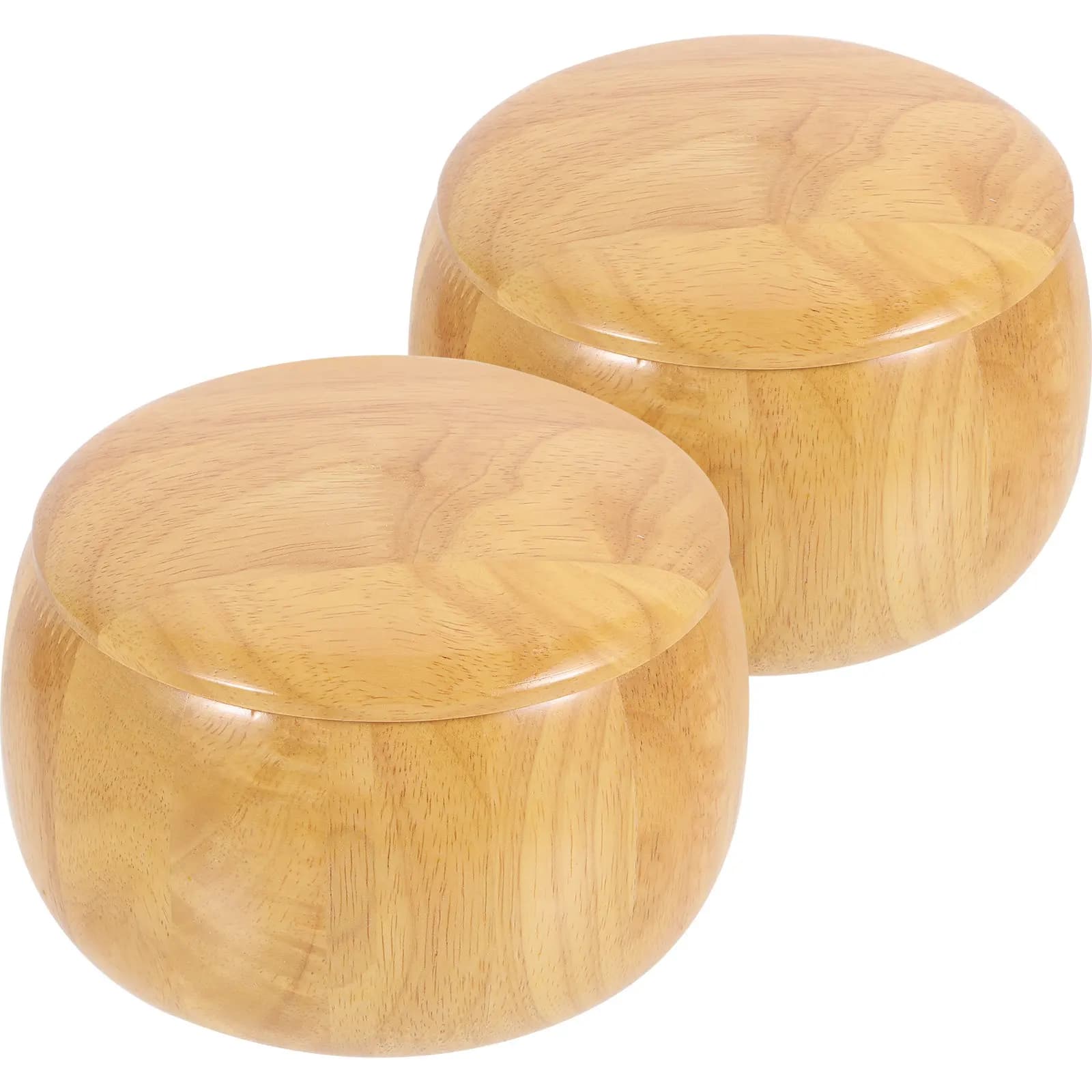 2 Contenitori Grandi Vuoti in Legno Naturale per Pezzi degli Scacchi, Scatola per Conservare Set Multipli di Pezzi da Gioco degli Scacchi