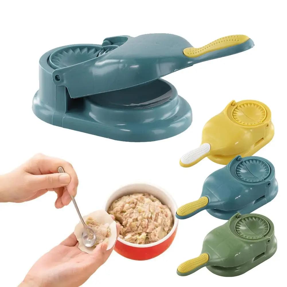 2 In1 Gnocco Maker Kit FAI DA TE Wrapper Pressore Manuale Risparmio di Lavoro Ravioli Empanadas Pasta Pelle Molder Macchina Gnocco Maker
