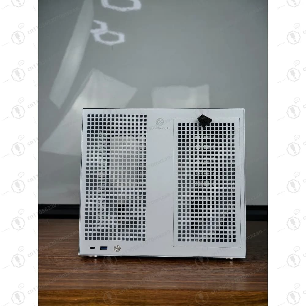 Sagittarius 8-Bay NAS Computer Chassis 21.8L ATX PSU PCIE Backplane Support for MATX Motherboard Compact Storage Solution