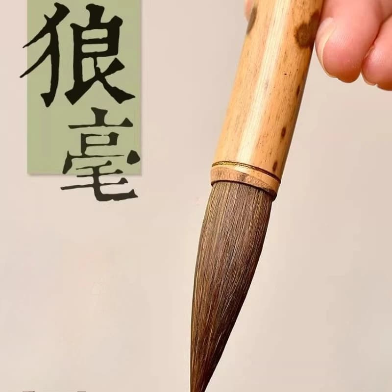 Langhao brush calligraphy special medium letter brush beginner starter set