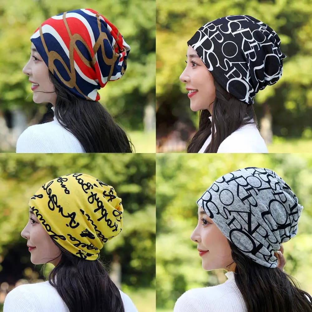 Cappello invernale da donna berretto caldo berretto berretto turbante tubo Bandana fascia sciarpa copricapo collo testa esterna fazzoletto collare viso Wa C1B1
